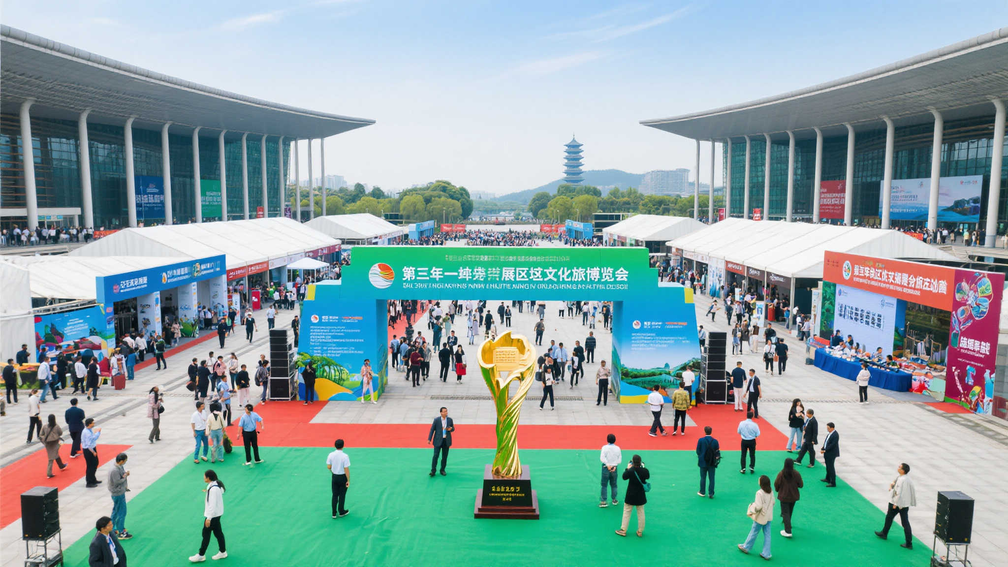 以去年的某次区域性文旅博览会为例，当时两地同样展开